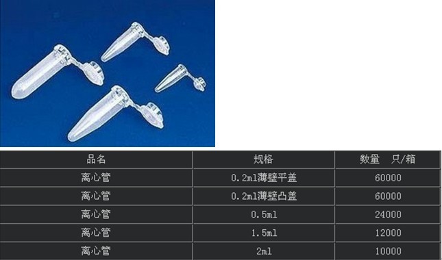 塑料离心管（子弹头）